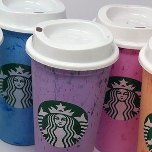 🎯2/$10 🌈4/$15 PINK MARBLE STARBUCKS HOT CUP